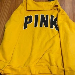 PINK hoodie turtleneck